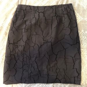Nicole Miller black/gray skirt, size 14